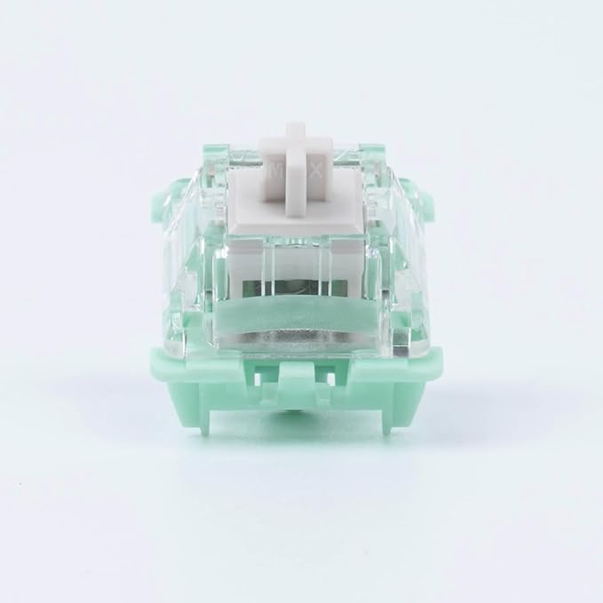 Gateron Jade 3.0 White Switches for Mechanical Gaming Keyboard3-Pin 38gf Linear/Pre Lubed Double-Stage Spring Switch（White90pcs）