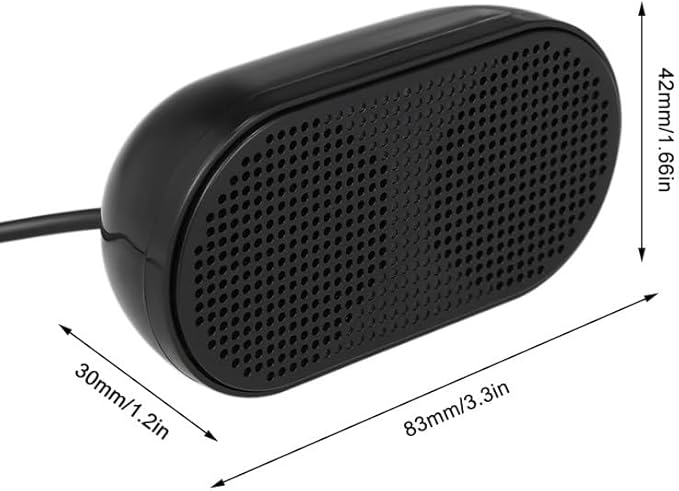 JSEIAJB Computer Speaker Speaker Plug &amp Play Portable USB-Powered Speaker Horn 3W Output for PC Laptops