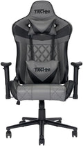Maykoosh Gaming Chair XL Ergonomic - Adjustable Height Recline &amp Memory Foam - Grey