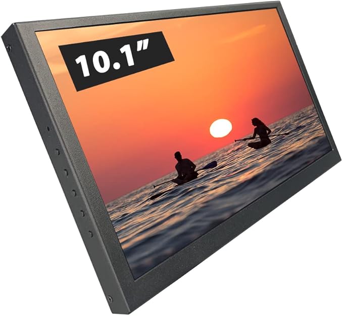HDMI Monitor 10 inch IPS Small 1024x600 Portable Display Portatil 10.1 inch LCD Display Metal Shell Mini Screen for PC Laptop Raspberry Pi 4 3