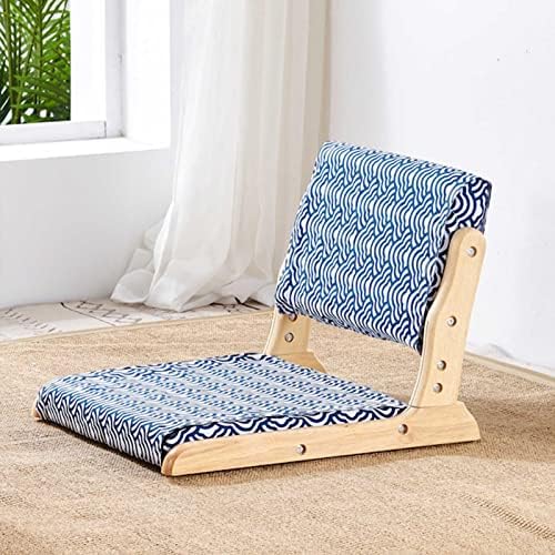 BTZHY Floor Chair Portable Floor Chair Foldable Meditation Floor Chair Living Room Chair Floor Chair Japanese Legless Tatami Chair Sitting Room Meditation Floor Chair