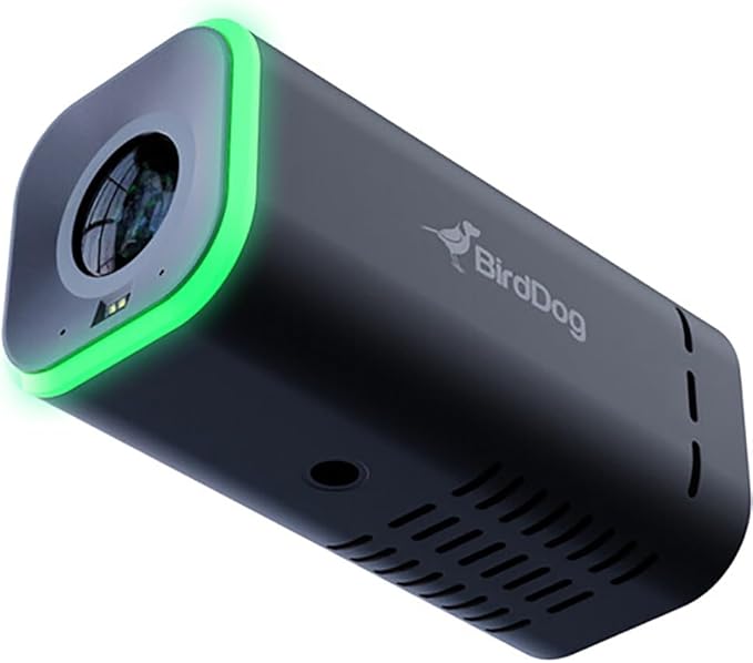 BirdDog Maki Live 8.2MP 4K UltraHD NDI|HX3 Battery Powered Live Streaming 3X Box Camera Black