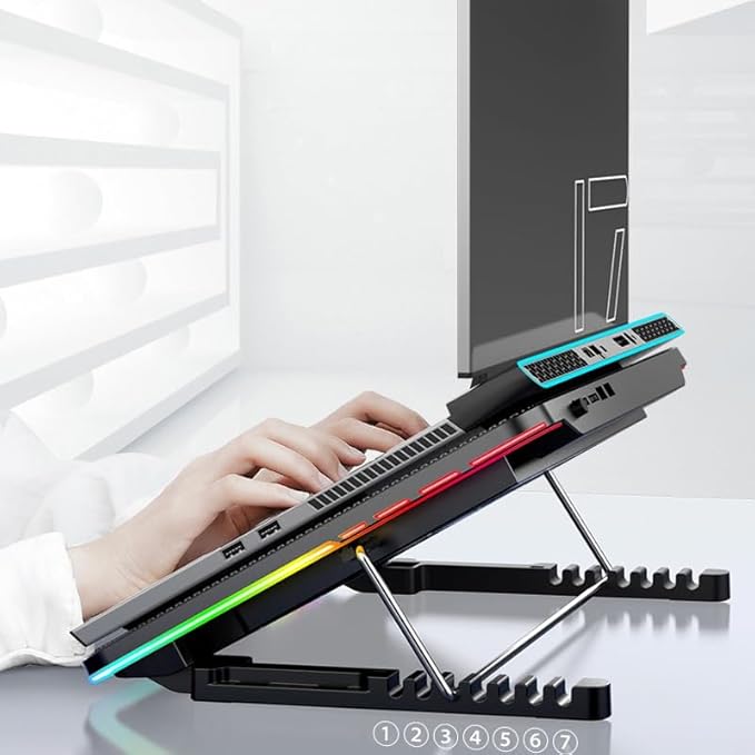 Adjustable Laptop Heat Sink for Office Desktop