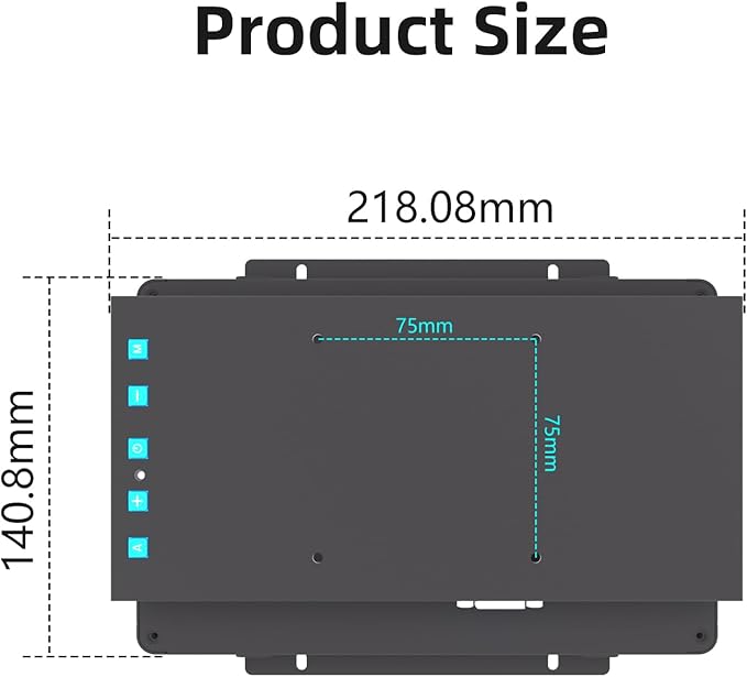 8 Inch Industrial Touch Monitors 10 Points Embedded Open Frame Monitor 1024x 600 @ 60Hz TFT LCD Suitable for kiosks ATMs Vending Machines