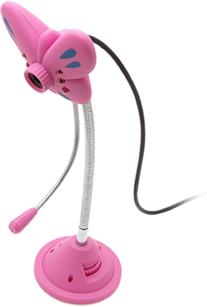 Butterfly USB PC Camera Webcam with Microphone Purple