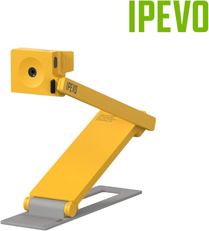 IPEVO DO-CAM Creator's Edition Portable &amp Compact Ultra HD 8MP USB Camera for Professional Visual Presentations and Communication — Webcam for Conference Calls Distance Learning Remote Work.
