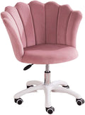 YYDS Chair Comfortable Lazy Gaming Chair Computer Office Chair with Nylon Feet Ergonomic Home Desk Chair for Live BroadcastLiftable Ergonomically (Size : Dirty Pink)