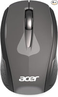 acer RF Wireless Mouse (Gray/Black) Works with Chromebook with USB Plug and Play for Right/Left Handed Users (for Chromebooks Windows PC &amp Mac)