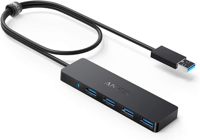 Anker USB C Hub 5-in-1 USB Hub for Laptops &amp 7 Ports USB 3.0 Data Hub (Bundle)