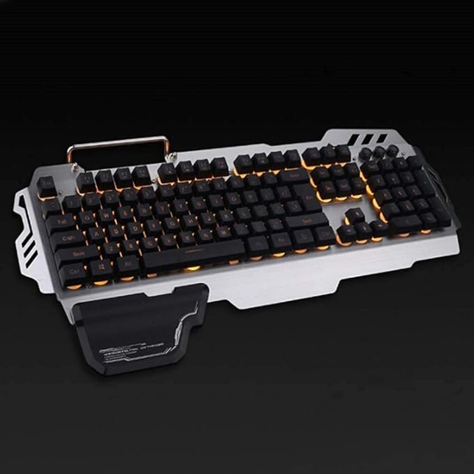 Gaming Keyboard and MouseGaming Keyboard USB Wired Backlit Gaming Keyboard Mechanical Feeling with Gaming MouseGaming Keyboard Wired Setfor WindowsMac OS Computer (Color : White)