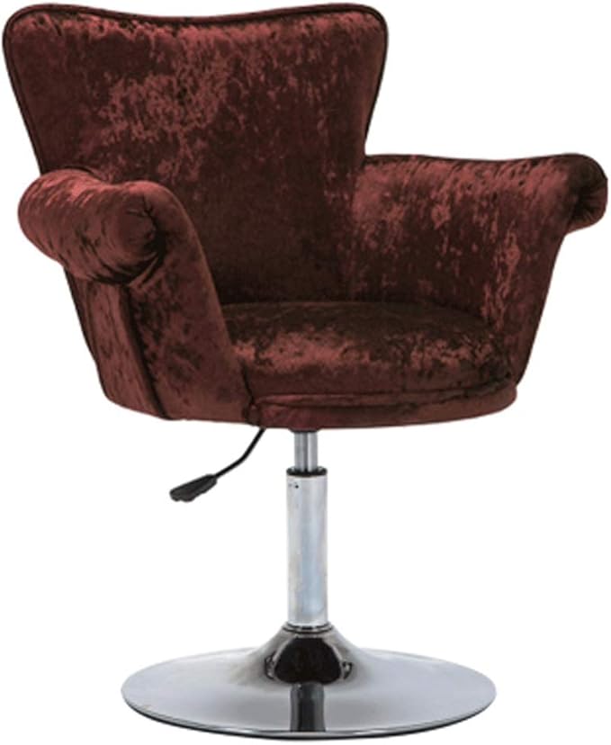 YYDS Chair Sweet Gaming Chair with Fixed Armrest Computer Chair for Bedroom and Living Room Rotatable Lift Office Esports Chair Ergonomically (Color : Brown)