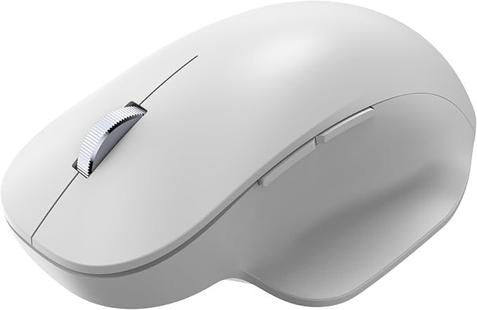 Incase Bluetooth Ergonomic Mouse – Designed by Microsoft – Two Thumb Buttons Easy to Grip Thumb Rest Precision Tracking Connects 3 Devices 15 Month Battery Life PCs/Laptops (Glacier)