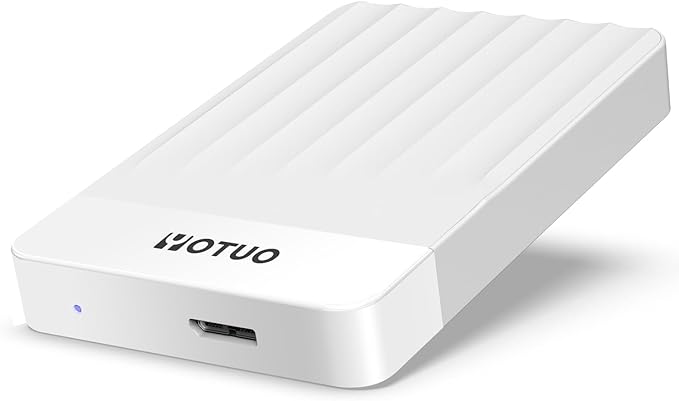 Portable External Hard Drive Storage Expansion Mobile HDD USB 3.0 for PC Mac Desktop Laptop PS4 Xbox One X/S Xbox 360 Office &amp Game (White 320GB)