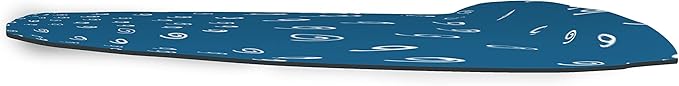 Ergonomic Mouse Pad with Wrist Rest Digital Printed Mouse Mat for Tendon Sheath Problems Non-Slip Base for Office and Home Size: 20 x 23 cm