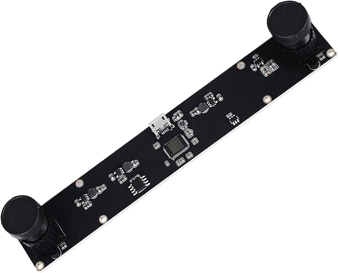 4MP Dual Lens USB Camera Board 1080P HD 3D VR Distance Measurement 72° Wide Angle Plug and Play for Industrial and Embedded Systems