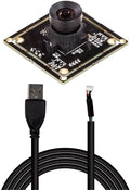 Arducam 100fps Global Shutter Color USB Camera Board 1MP OV9782 UVC Webcam Module with Low Distortion M12 Lens Without Microphones