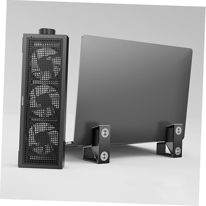 Angoily RGB Laptop Cooling Pad Adjustable Height 3 Speed Settings and Dual USB Ports for Gaming Laptops and Professional Use