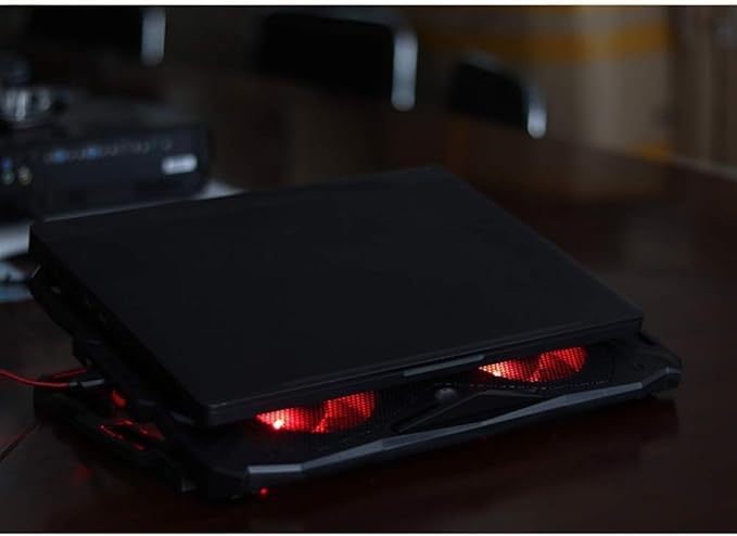 Laptop Cooling PadLaptop Cooler :Portable Slim Laptop Cooling Stand Holder Riser with 6 Fans Compatible with Laptop Notebooks Up