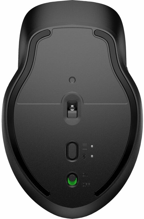 HP 435 Multi-Device Wireless Mouse (3B4Q5UT) - Wireless - 32.81 ft - Bluetooth/Radio Frequency - 2.40 GHz - USB Type A - 4000 dpi - Scroll Wheel - 5 Button(s) - 4 Programmable Button(s) - Symmetrical