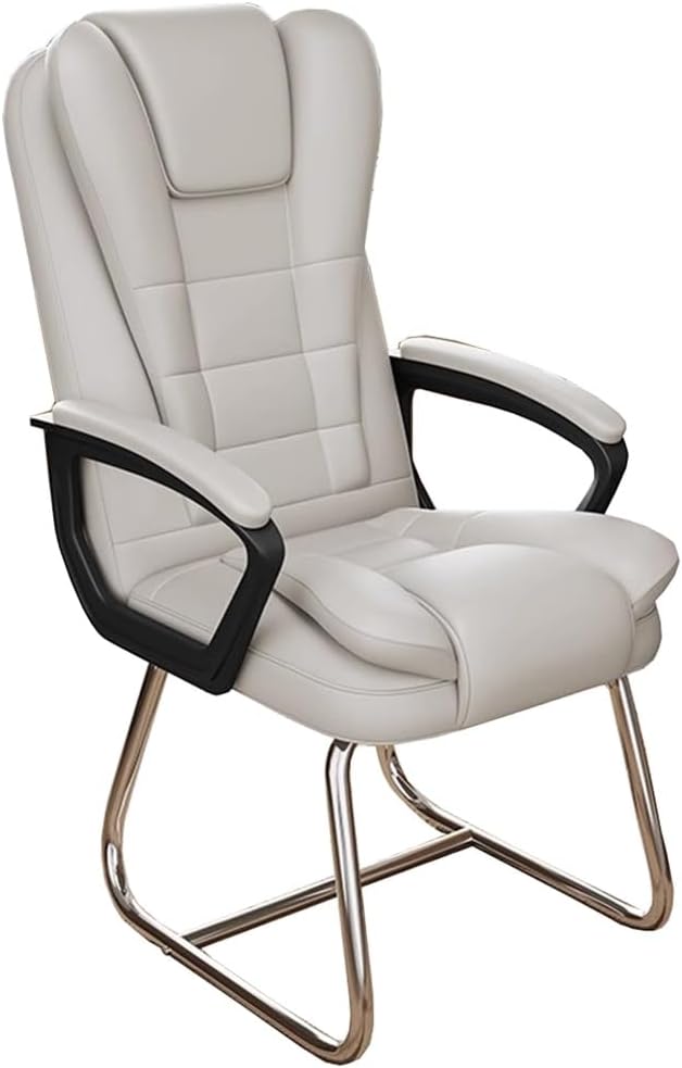 High Back Ergonomic Fabric Gaming Chair with Double Seat Cushion Design for Office Meeting Room Gray