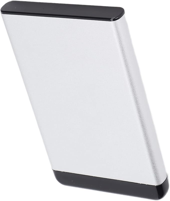 40GB/80GB/120GB/250GB/320GB/500GB/1TB/2TB Fast Data Transfer 50-130M/S Portable Ultra Slim HDD with USB 3.0 Port for Desktop Laptop Computers (320GB-Silver)