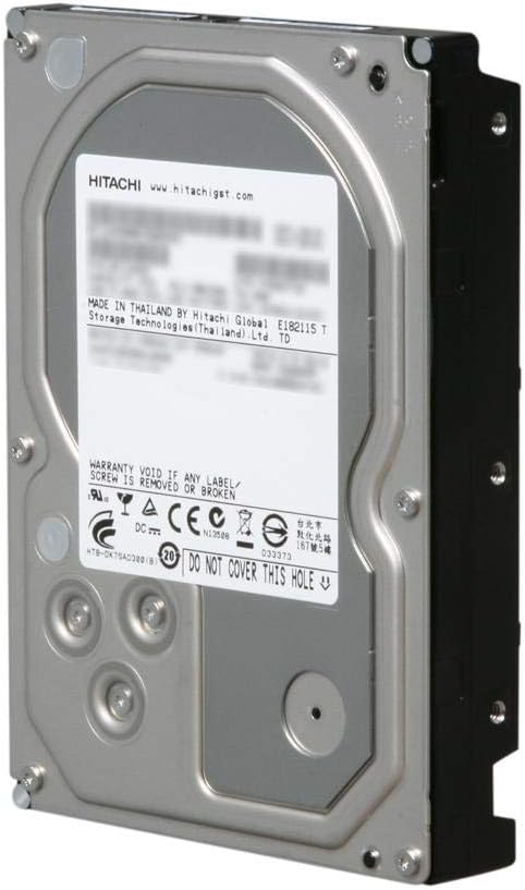 HITACHI Ultrastar 7K3000 HUA723030ALA640 3TB 64MB Cache 7200RPM SATA 6.0Gb/s 3.5in Enterprise Internal Hard Drive - 3 Year Warranty (Renewed)
