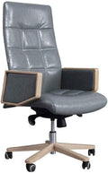 Ergonomic Office Chair with Adjustable Headrest High Back Racing Sport Swivel Chair Flip-Up Armrests PU Leather Executive Gaming Chair 360° Swivel