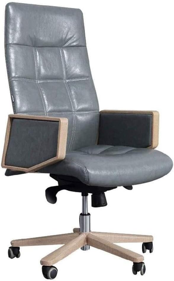 Ergonomic Office Chair with Adjustable Headrest High Back Racing Sport Swivel Chair Flip-Up Armrests PU Leather Executive Gaming Chair 360° Swivel