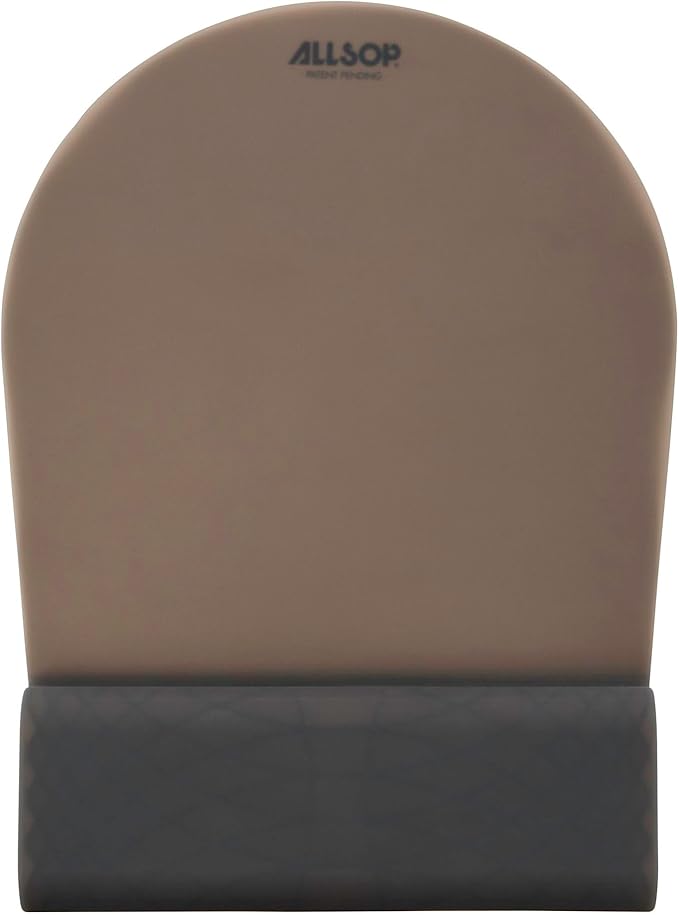 Allsop ErgoFlex Mouse Pad with Silicone Grid Wrist Support - Black (31879)