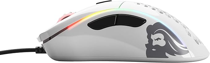 Glorious Model D Gaming Mouse Glossy White (GD-GWHITE) (Renewed)