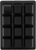 ciciglow 12 Key Mechanical Gaming Keyboard One Handed Programmable Mechanical Keyboard USB Wired and Hot Swappable RGB Macro Keyboard Plug and Play Multifunctional Red Switch (Black)