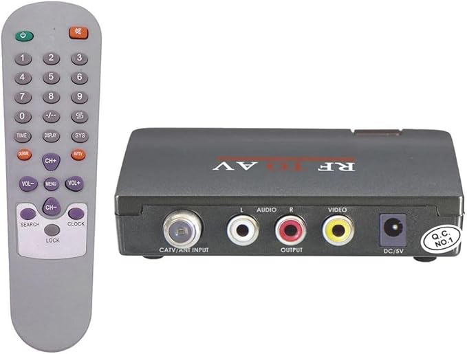 Analog CATV Tuner with IR Remote for Worldwide TV Systems