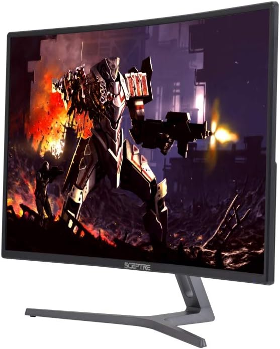 Sceptre C275B-144RR AMD FreeSync DisplayPort HDMI DVI Ports 27 Curved Professional 144 Hz Monitor Metal Black