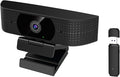 1080P Wireless Webcam for PC Webcam with Noise-reducing Mic 92°FOV360° Rotation Plug and Play Wireless Camera Works with Skype Zoom for indoor and outdoor Conference meetings video calls