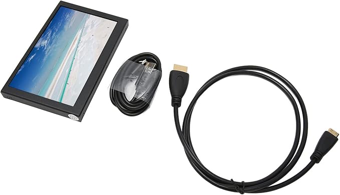 Sanpyl 5 Inch Portable Monitor 800x480 LCD Display 60Hz 16:9 170 Degrees Full View Metal Housing Mini Second External Monitor for Laptop External Computer Monitor