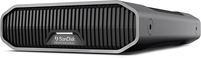 SanDisk Professional 12TB G-Drive Enterprise-Class External Desktop Hard Drive - 7200RPM Ultrastar HDD Inside USB-C (10Gbps) USB 3.2 Gen 2 Mac Ready - SDPHF1A-012T-NBAAD