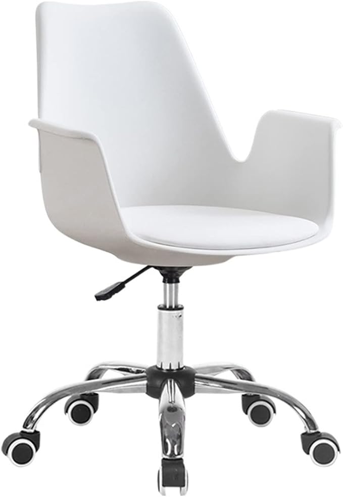 Adjustable Office Computer Chair with Armrest Office Chair Computer Chair Swivel Lifting Household Bedroom Furniture Backrest Office Chairs(Color Five Star Feet)