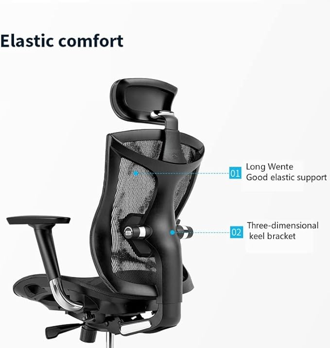 Office Chair Gaming Chair Computer Chair Ergonomic Computer Chair Home Waist Engineering Office Chair E-Sports Seat Human Design Multi-Function Adjustment