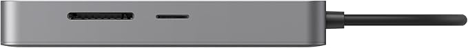 HyperDrive 4K Dual HDMI USB C Hub M1 MacBook 10in1: Dual 4K HDMI Gigabit Ethernet USB-A USB-C USB-C 100W Power Delivery MicroSD/SD Headphone Jack for MacBook Pro/Air(M1) Windows PC Chromebook