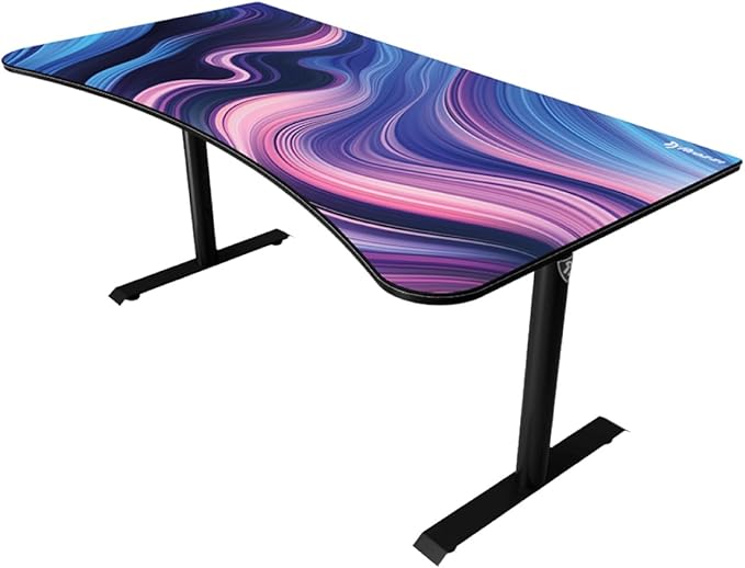 Arozzi Arena Gaming Desk Mat Full Surface Custom Desk Pad Interchangeable Water Resistant &amp Washable Computer Desk Mouse Pad with Stitched Edges (D029)