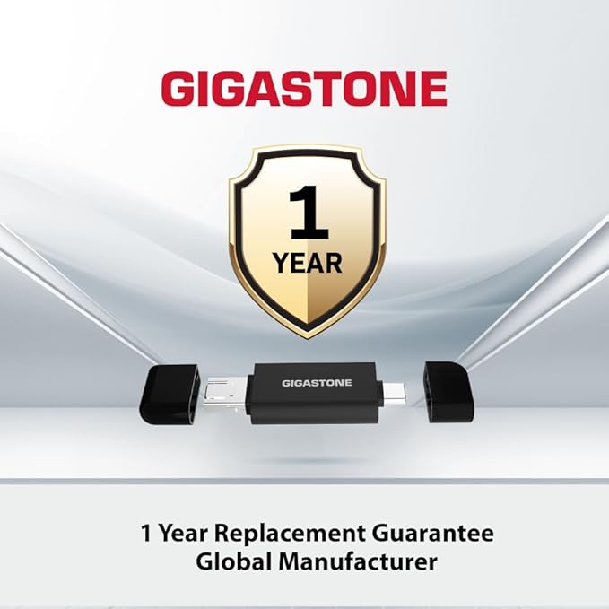 GIGASTONE SD Card Reader 5-Pack 5-in-1 USB-A/USB-C Card Reader Dual Slot for SD/Micro SD/SDHC/SDXC Compatible with Laptop PC iPhone16/15 MacBook Pro/Air iPad Pro Android