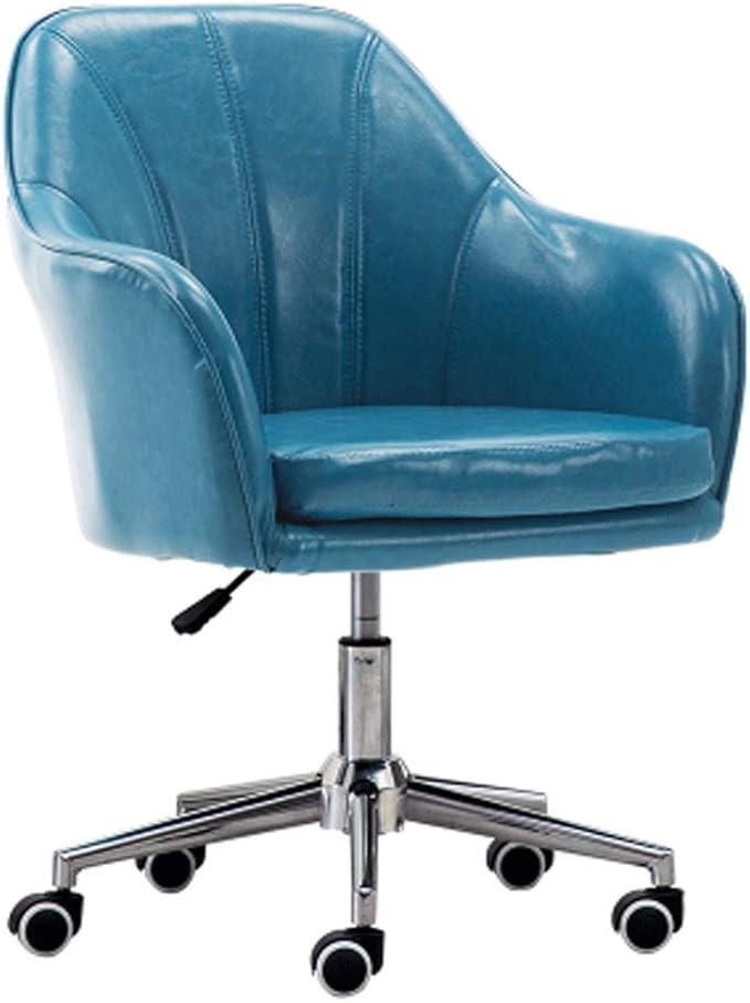 YYDS Chair Lovely Bedroom Gaming Chair Computer Office Chair with Steel Feet Ergonomic Home Rotatable Desk Chair for Live Broadcast Ergonomically (Size : Royal Blue)