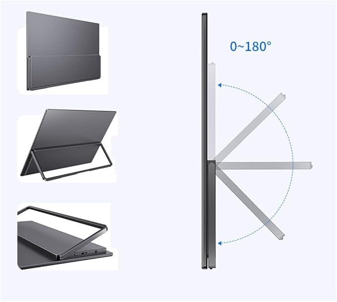 Portable Laptop Monitor 2.5K 16-inch 120Hz Portable Display for Laptops Mobile Phones and Extended Secondary Screens Gaming Display