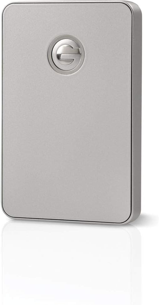 G-Technology G-DRIVE mobile 1TB Portable FireWire and USB 3.0 Drive for Time-Machine (Silver) (0G02391)
