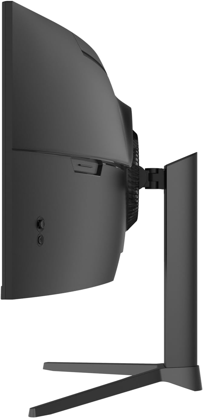 Amzfast 49 Inch Curved Monitor 120Hz DQHD 5120x1440p Ultrawide Gaming Monitor 120% sRGB 1500R 1ms MPRT HDR Adaptive Sync PIP/PBP Height Adjustable HDMI 2.0/DP 1.4 VESA 75x75 AMZG49C7U