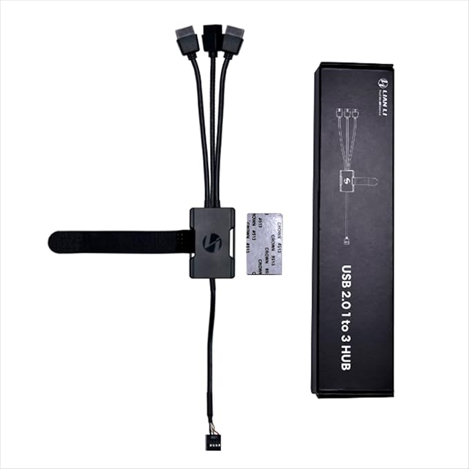 Lian LIANLI USB 2.0 Hub 1 to 3 HUB Supports UNI Fan Series Controller 9 Pin 3 Port Extension Japanese Authorized Dealer