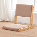 BTZHY Floor Chair Portable Floor Chair with Backrest Folding Wooden Floor Chair Japanese Legless Tatami Seating Chair for Home Office