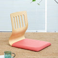 BTZHY Floor Chair Portable Tatami Chair with Back Support Meditation Floor Chair Portable Japanese Legless Chair Wooden Lazy Sofa Bay Window Balcony Living Room Chair Floor Seat 37 x