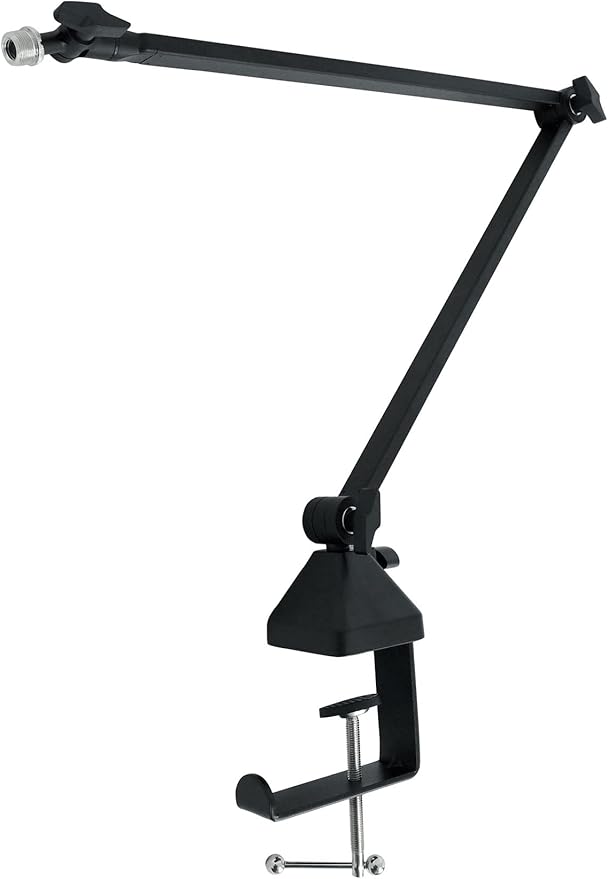Audiosavings Bundle: Se Electronics DynaCaster DCM6 Front-Addressed Broadcast Podcast Microphone Mic Bundle with Rockville R-Boom 34 34 Boom Arm Studio Podcast Mic Stand+Desk Clamp (2 Items)