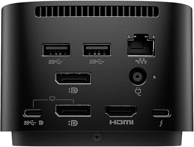 HP Thunderbolt Dock 120W G4 - for Notebook/Desktop PC - 120 W - Thunderbolt 4-4 Displays Supported - 4K - 3840 x 2160-5 x USB Ports - USB Type-C - 1 x RJ-45 Ports - Network (RJ-45) - 1 x HDMI Port